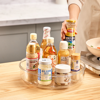 Raft rotativ de bucătărie – depozitare condimente, PET, fără montaj, stil modern minimalist, înalt, personalizabil (Material: PET; Funcție: fără montaj; Stil: modern minimalist; Poziție: înaltă clasă; Personalizabil: Da)