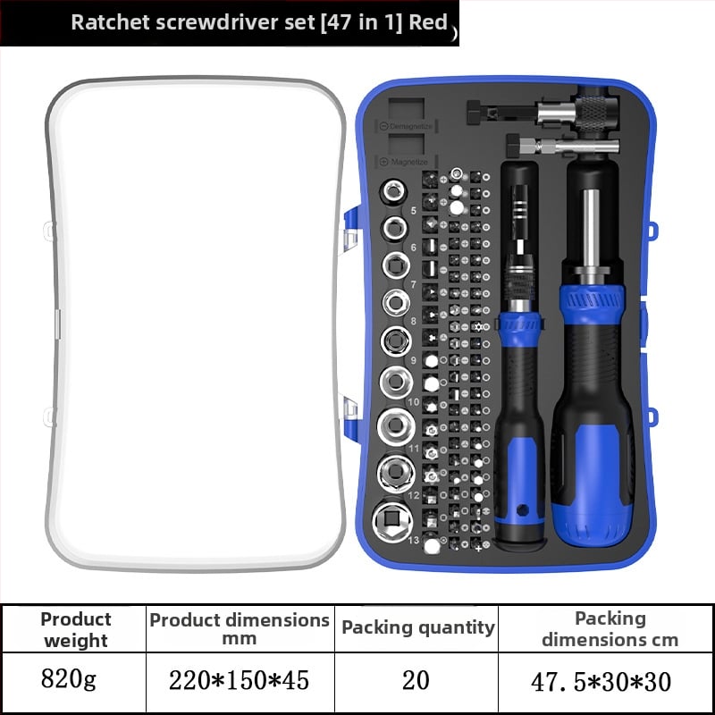 77 v 1 teleskopická pevná ráčňová súprava skrutkovačov, magnetická a izolovaná, z chróm-vanádiovej ocele