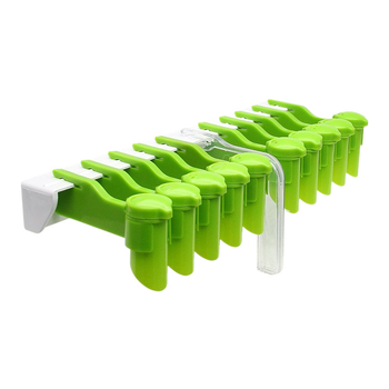 Raft de bucătărie montat pe perete pentru condimente, multifuncțional și mobil, din plastic, design trapezoidal