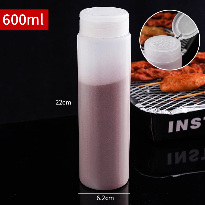 Yanda sticlă pulverizator din plastic – condimente solide (chimen, susan), pentru barbecu comercial, calitate de primă clasă, 2024