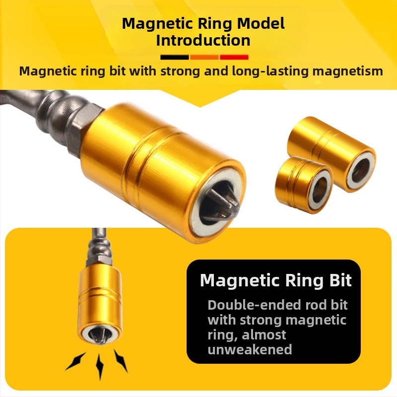 PH2 kereszthorny bitek dupla mágnesgyűrűvel, S2 szerszámacél, 65 mm és 110 mm hosszú nyakakkal