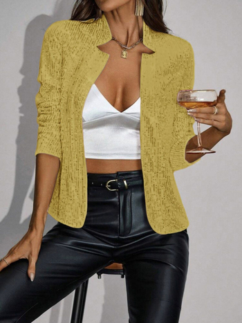 Palton cu guler înalt, mâneci lungi, croială lejeră, căptușit, poliester