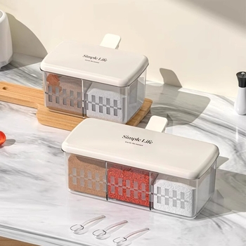 Set posuda za začine u kuhinji – plastične staklenke za čvrste začine, Saint-wang 8102