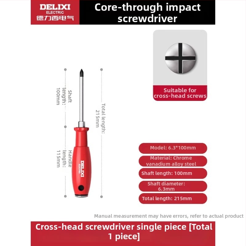 Delixi Electric Phillips skrutkovací skrutkovač, vanadiová oceľ, magnetický, izolovaný
