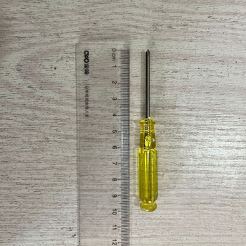 Отвертка Phillips с кръстова глава, S2 инструментална стомана, без магнит, компактна демонтажна отвертка