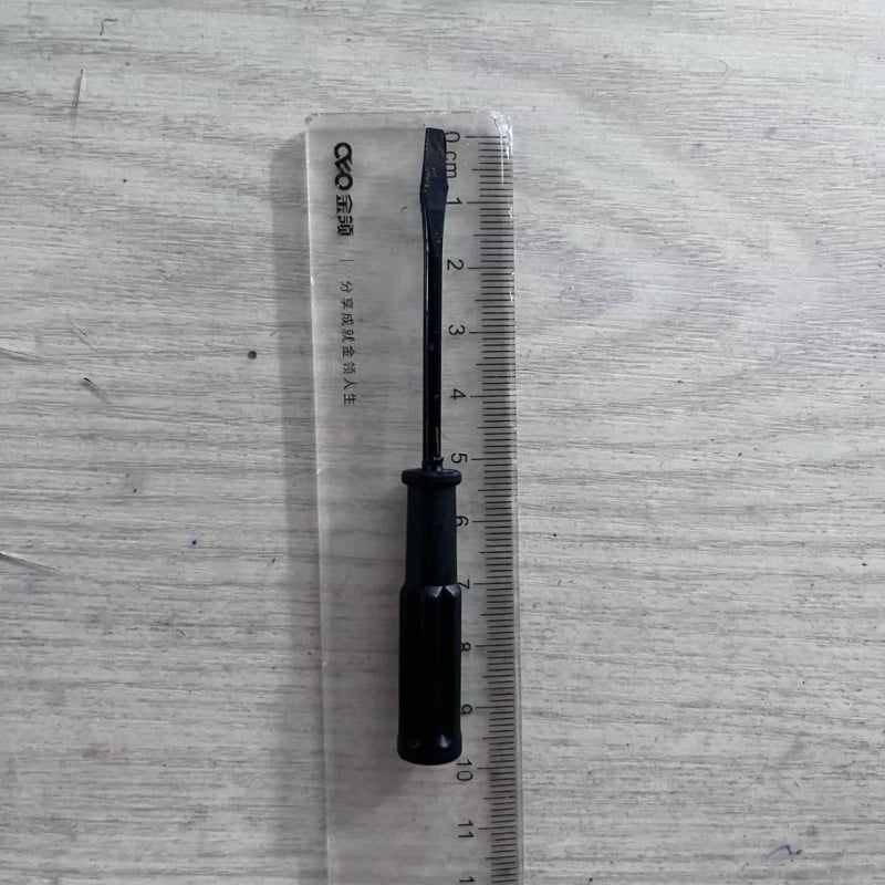 Отвертка Phillips с кръстова глава, S2 инструментална стомана, без магнит, компактна демонтажна отвертка