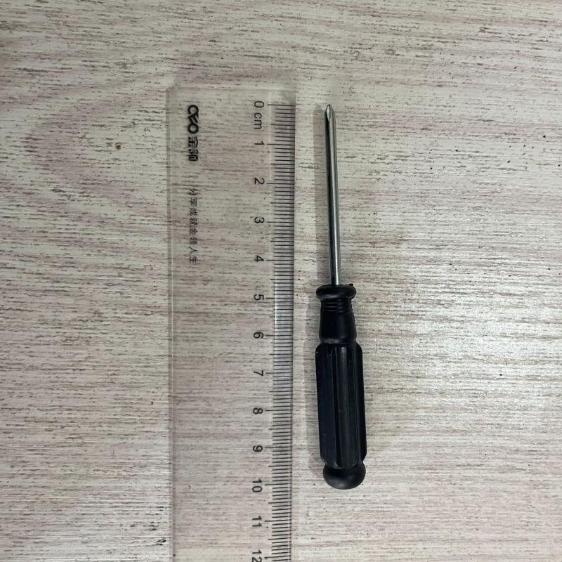 Отвертка Phillips с кръстова глава, S2 инструментална стомана, без магнит, компактна демонтажна отвертка