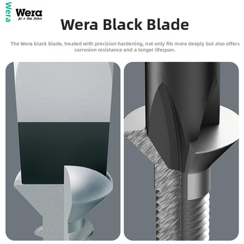 WERA izolovaná sada skrutkovačov — chróm-vanádová oceľ, nemagnetická, hmotnosť 0.15, PVC rukoväť