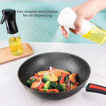 Zhengda Glass Γυάλινο μπουκάλι ψεκασμού λαδιού, δοχείο για ελαιόλαδο και μαγειρικό λάδι με αντλία ψεκασμού