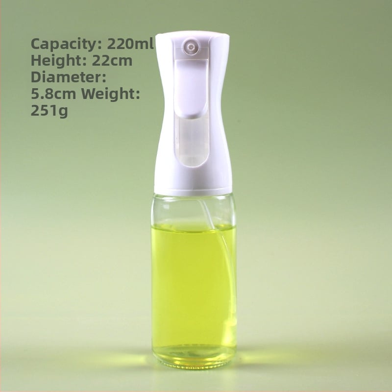 Zhengda Glass Γυάλινο μπουκάλι ψεκασμού λαδιού, δοχείο για ελαιόλαδο και μαγειρικό λάδι με αντλία ψεκασμού