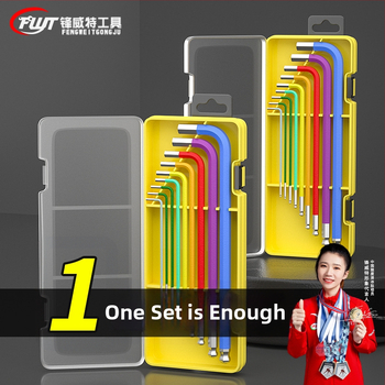 Sada vnútorných šesťhranných kľúčov, chróm-vanádiová oceľ Cr_V