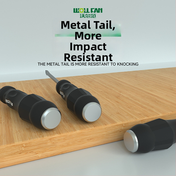 Set skrutkovačov Phillips a plochých – priemyselnej kvality, magnetické, izolované, Cr-V chróm-vanádiová oceľ, rúčkou s lepiacim povlakom