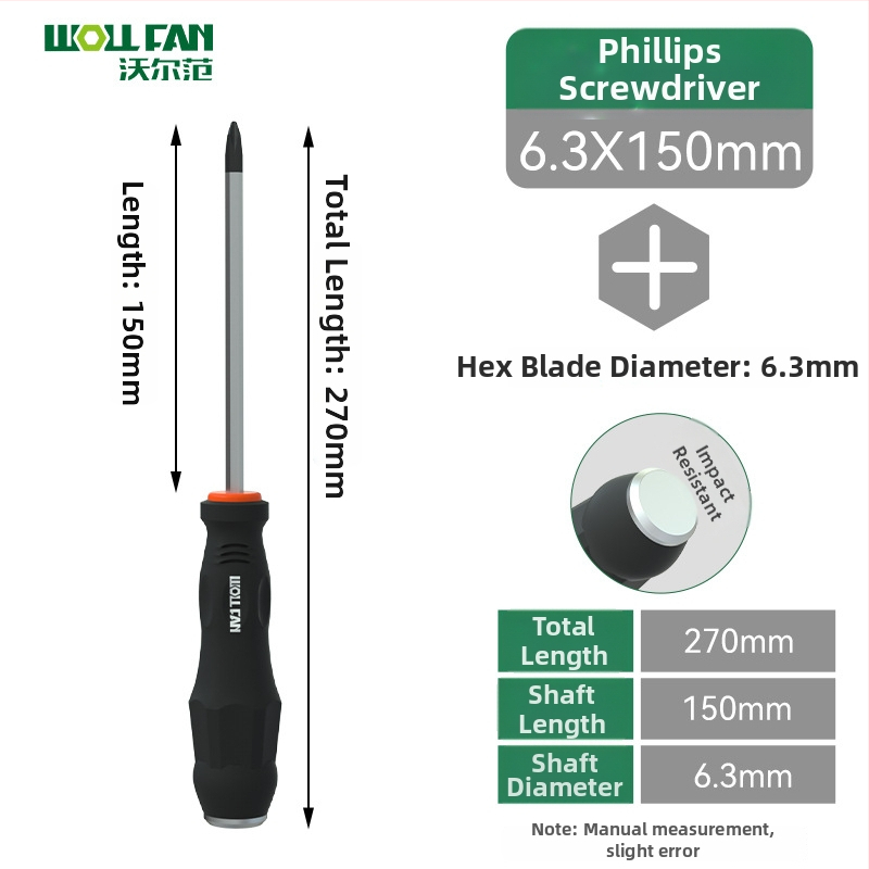 Set skrutkovačov Phillips a plochých – priemyselnej kvality, magnetické, izolované, Cr-V chróm-vanádiová oceľ, rúčkou s lepiacim povlakom