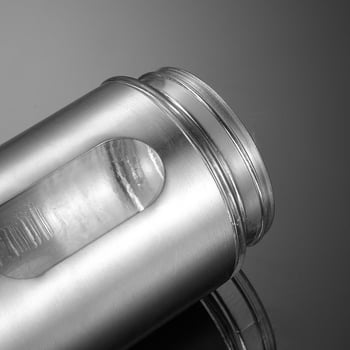 Borcan de condimente din sticlă cu suport pentru scobitori – recipient multifuncțional pentru condimente solide, pentru unelte de grătar