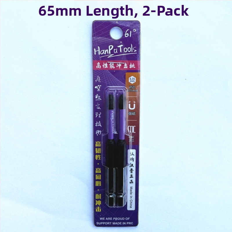 Nb-S2 krížový bit do skrutkovača, uhol 61°, nárazuvzdorný, magnetický