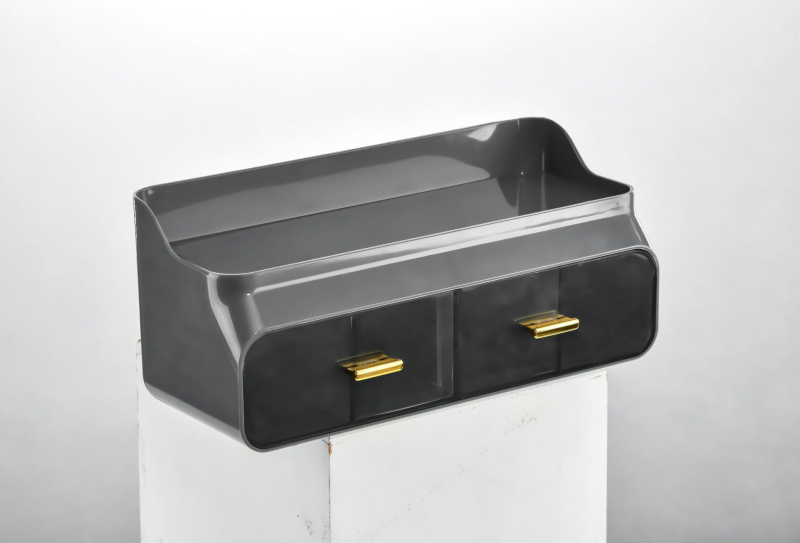 Set de recipiente pentru condimente de bucătărie, din plastic, cu două niveluri, rezistent la praf, pentru condimente solide