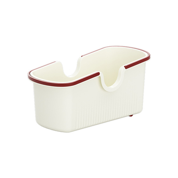 Raft de depozitare pentru vase de bucătărie cu role pentru dulap sub chiuvetă – plastic, fără montaj, organizator multifuncțional.