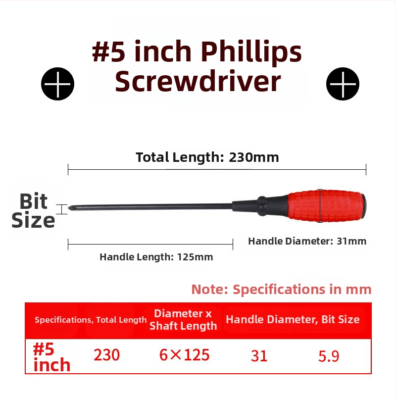 CHKL izolovaný skrutkovač s Phillips hlavou zo vysokouhlíkovej ocele