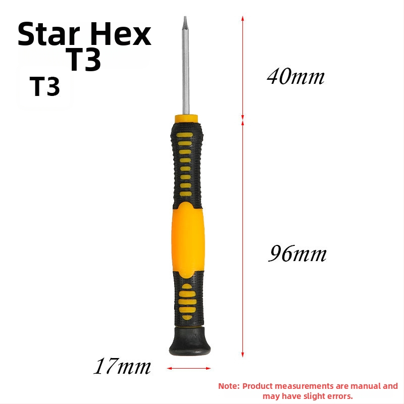 Viacúčelová presná skrutkovač na opravu mobilných telefónov, z CR-V chróm-vanádiovej ocele, izolovaná, magnetická, hmotnosť 0.08
