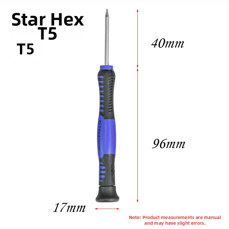 Viacúčelová presná skrutkovač na opravu mobilných telefónov, z CR-V chróm-vanádiovej ocele, izolovaná, magnetická, hmotnosť 0.08