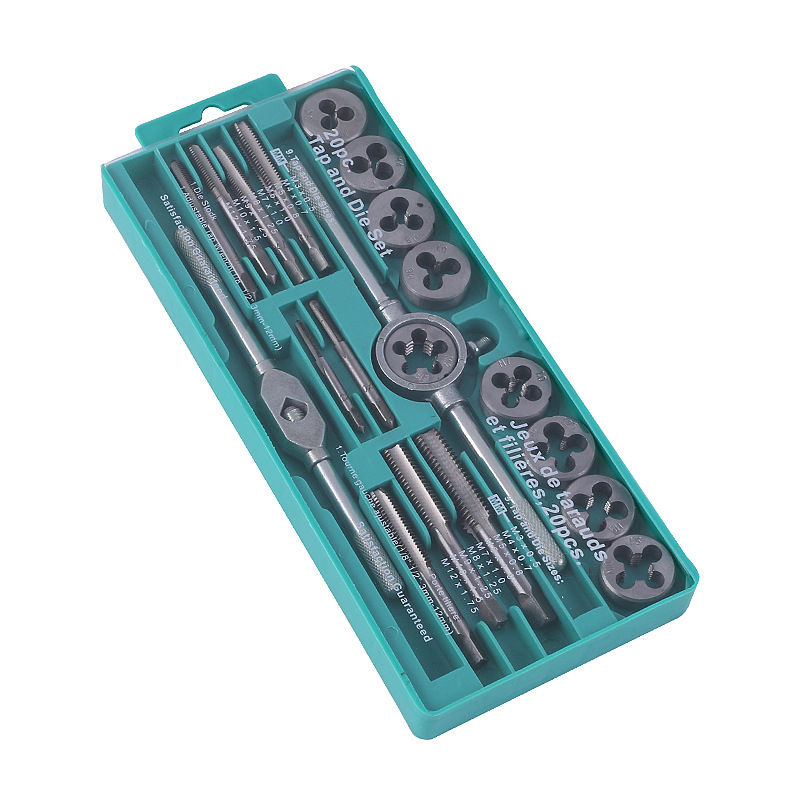 Set de instrumente manual pentru filetare, set complet de chei pentru filete, cadru mare, precizie înaltă, Jin Hao