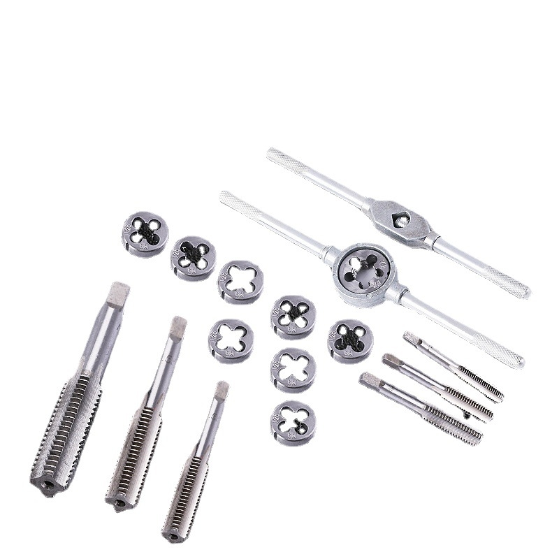 Set de instrumente manual pentru filetare, set complet de chei pentru filete, cadru mare, precizie înaltă, Jin Hao