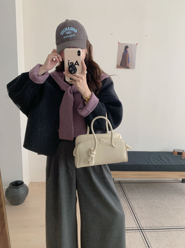 Palton din lână reversibil pentru femei, cu glugă detașabilă, lână groasă, croială elegantă pentru navetă