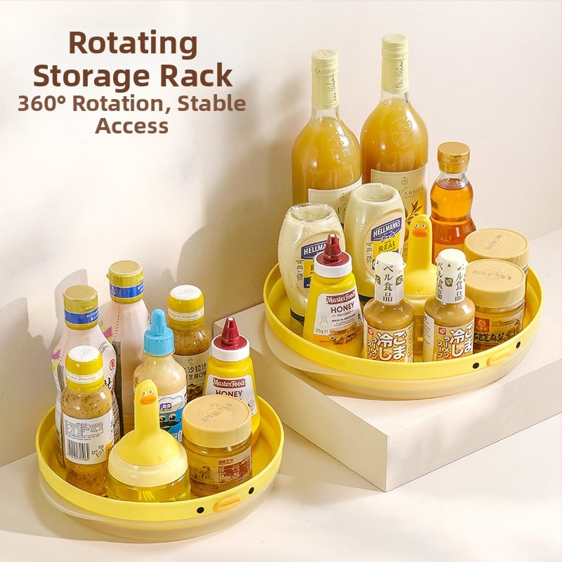 Star πλαστικός περιστρεφόμενος ράφι μπαχαρικών – οργανωτής για μπουκάλια σάλτσας σόγιας και ξιδιού, μοντέρνο μινιμαλιστικό στυλ, προέλευση Zhejiang
