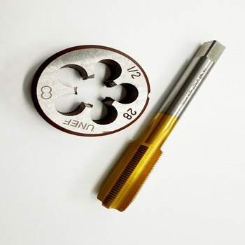 Minnie τιτανιωμένο σετ taps και dies, εργαλεία κοπής για βίδες