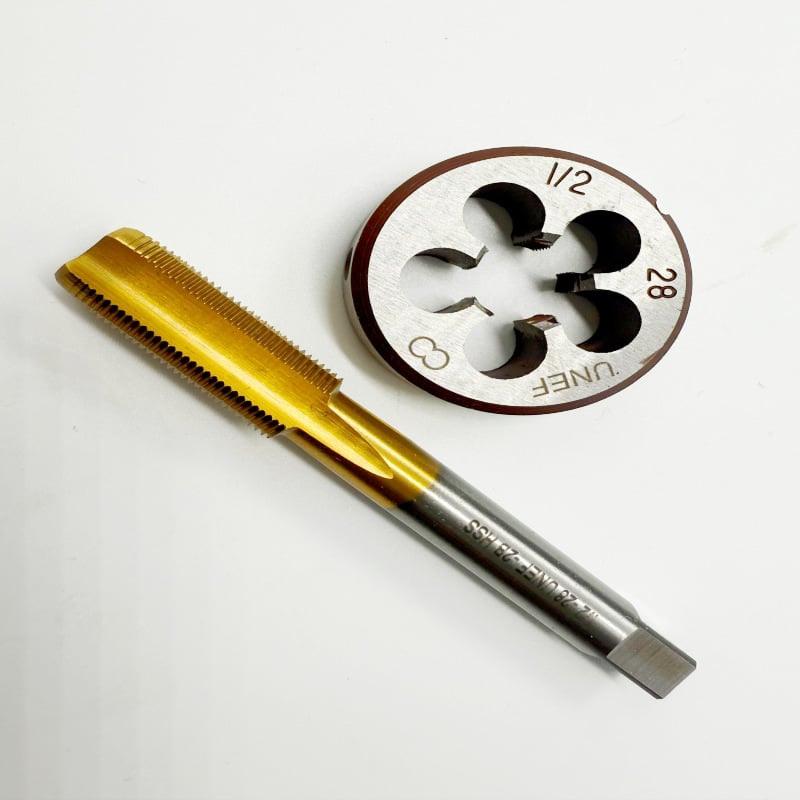 Minnie τιτανιωμένο σετ taps και dies, εργαλεία κοπής για βίδες