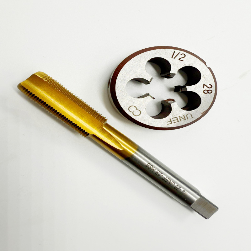 Minnie τιτανιωμένο σετ taps και dies, εργαλεία κοπής για βίδες