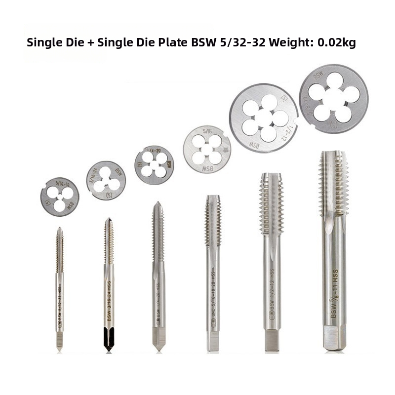 Sada závitníkov: jeden závitník a jedna matica, vysokorýchlostná oceľ, Yangyang