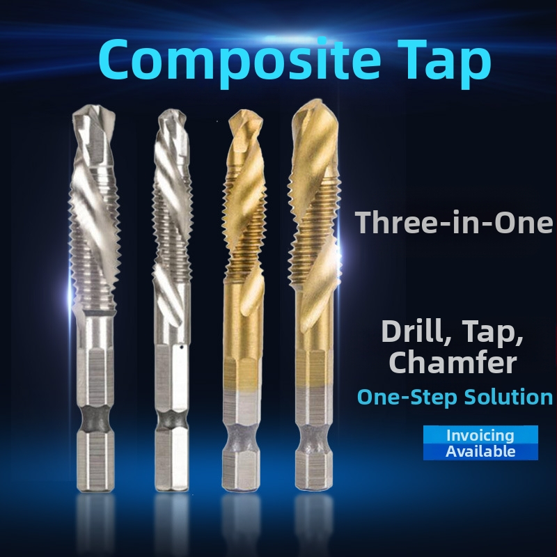 QIANBO integrovaný vrtno-závitovací bit pre M3–M10, vrtanie a závitovanie v jednom kroku, jedno balenie, 0,2 kg