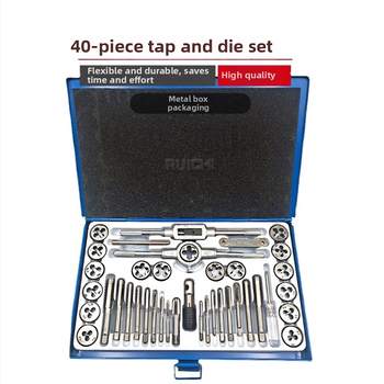 Metrinski 40-dijelni set taps i dies, ručni alati