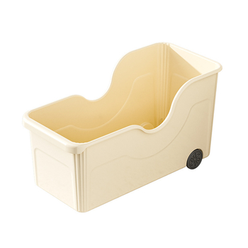 Görgős konyhai edénytároló kosár — összecsukható, többfunkciós, műanyag, fedők, fűszerek, evőeszközök és vágódeszkák számára