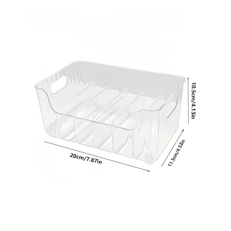 Raft de plastic pentru depozitare pungi de condimente, cu mai multe compartimente, montaj fără găuri.