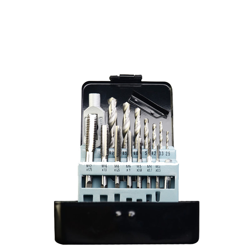 Tapus комплект за нарязване на резби, 16 части, прецизни резбови свредла