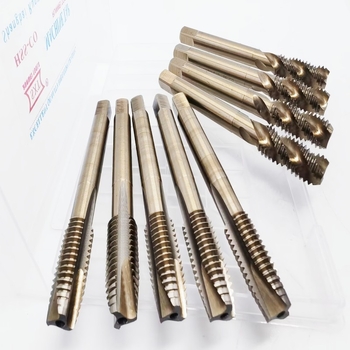 SXT HSS-Co Spiral Machine Tap, cobalt-containing high-speed steel, spiral flute