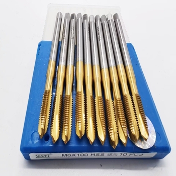 HSS W6542 hosszított hegű titán bevonatú menetfúró