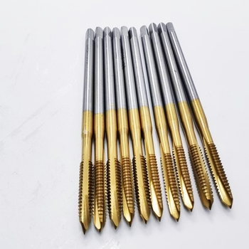 HSS W6542 hosszított hegű titán bevonatú menetfúró