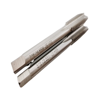 BSW strojni navojni alat, britanski standard, brzo čelik, ravna žljeb, Zinc Shen SXT