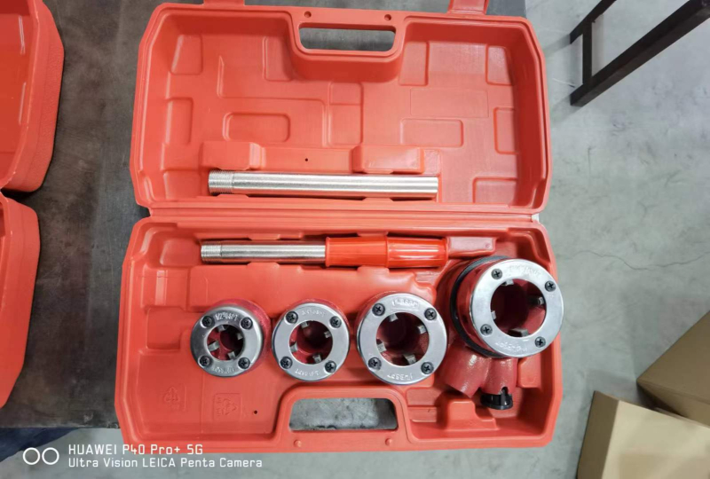 62 típusú csőmenet-készlet ratchet die-vel, vízcső szerszám, 4 vagy 5 fejjel