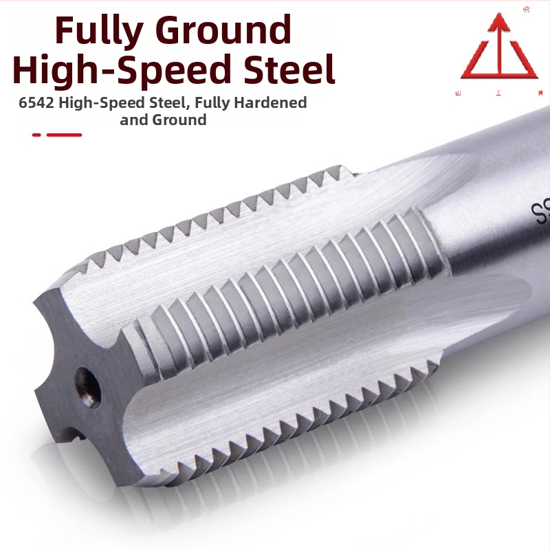 Tap pentru filet de țeavă, cilindric, unghi 55°, oțel rapid RCZG, pentru strung CNC