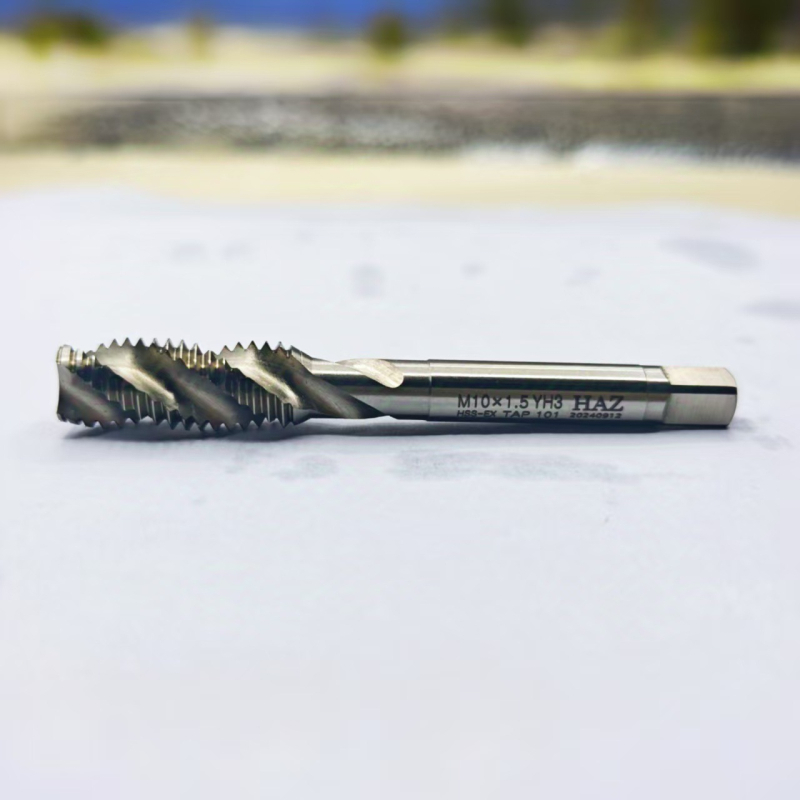 Haz Hanzhi spirális por típusú taps, formátum metrikus, 55° hengeres csőmenet, High-Speed Steel, Broaching, Menet hossz ≈30 mm, Kompatibilis maró géppel