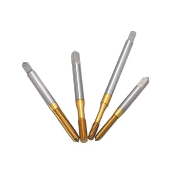 Rozsdamentes acél menetvágó eszközök - magas kobalt tartalmú titán bevonat, extrúziós menetvágók, gépi menetvágók, CNC pontosság