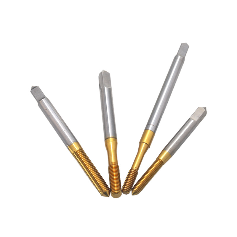 Rozsdamentes acél menetvágó eszközök - magas kobalt tartalmú titán bevonat, extrúziós menetvágók, gépi menetvágók, CNC pontosság