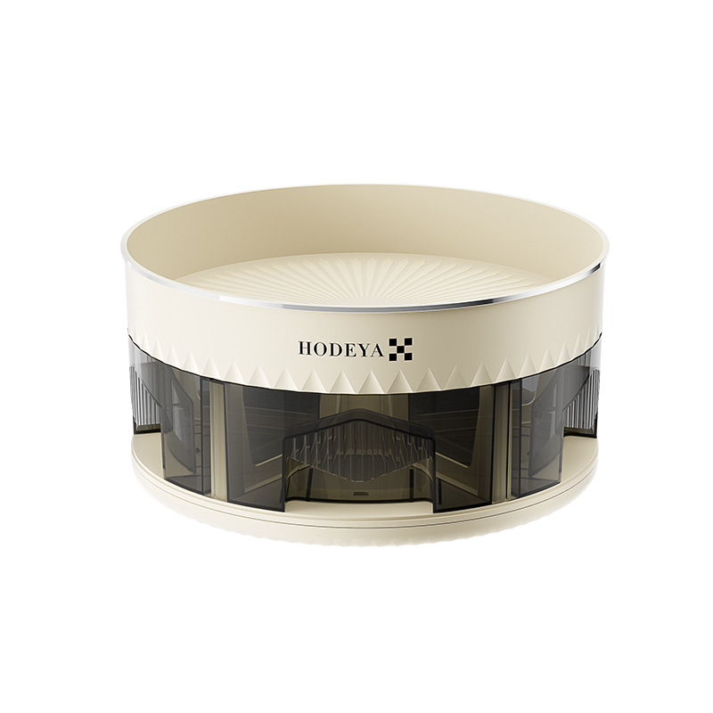 360° rotirajući držač začina za kuhinju, s dvostrukim slojem, plastični