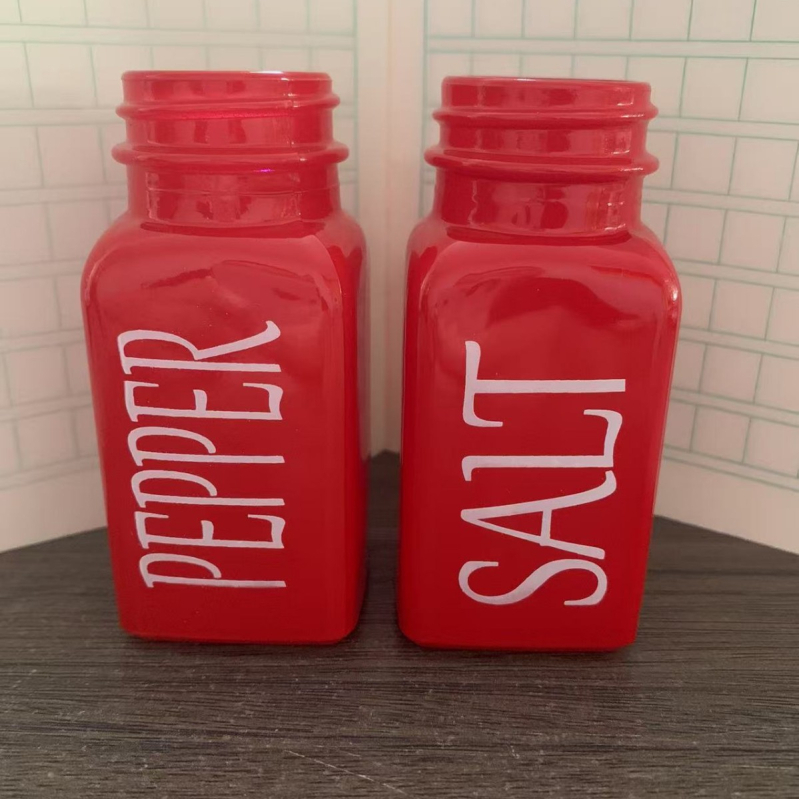 Longjiang üveg fűszeres tartály szilárd fűszerekhez, logónyomás elérhető, testreszabás, prémium minőség