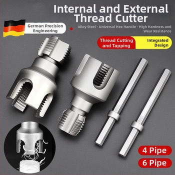 Ručné PPR potrubné závitovacie nástroje — vnútorný a vonkajší závit, integrovaný tap and die