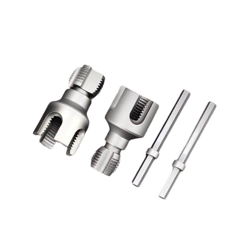 Ön-működtetésű PPR csőmenet-készlet — belső és külső menetek, integrált tap and die